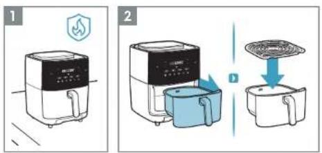 ELECTROLUX EAF7SB - AirFry fonksiyonunun kullanimi - 1