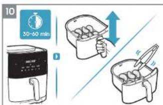 ELECTROLUX EAF7SB - Jak používat - funkce dehydratace - 10