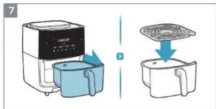 ELECTROLUX EAF7SB - Come usare - Air fry + Funzione vapore - 5
