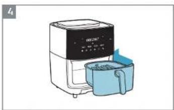 ELECTROLUX EAF7SB - Hvordan bruke - AirFry-funksjon - 4
