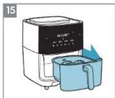 ELECTROLUX EAF7SB - Igy kell hasznalni - Air fry + Steam funkció - 15