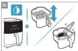 ELECTROLUX EAF7SB - Použivanie - funkcia AirFry - 8