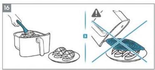 ELECTROLUX EAF7SB - Cum se utilizează - Air fry + Functia Abur - 17