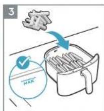 ELECTROLUX EAF7SB - Použivanie - funkcia AirFry - 3