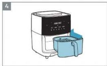 ELECTROLUX EAF7SB - Jak používat - funkce AirFry - 4