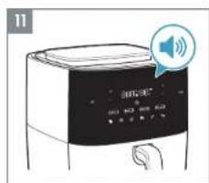 ELECTROLUX EAF7SB - Hvordan bruke - AirFry-funksjon - 9