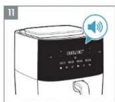 ELECTROLUX EAF7SB - Kaip naudotis -AirFry' functorcija - 5