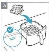 ELECTROLUX EAF7SB - Cum se utilizează - functția AirFry - 2