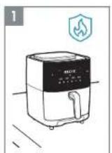 ELECTROLUX EAF7SB - Použivanie - funkcia AirFry - 1