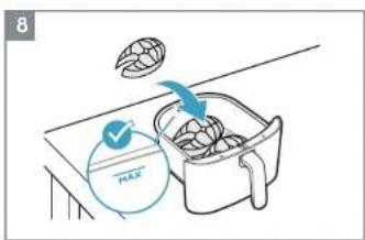 ELECTROLUX EAF7SB - Kaip naudotis - Air fry + garly funkcija - 9