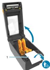ZEBRA ZD411 - Remove Packing - 2