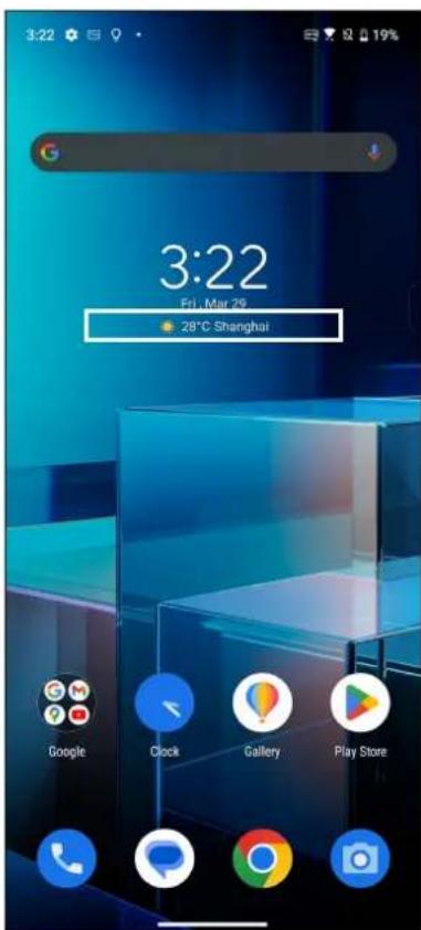 3:22 3:22 Fri, Mar 29 28°C Shanghai Google Clock Gallery Play Store