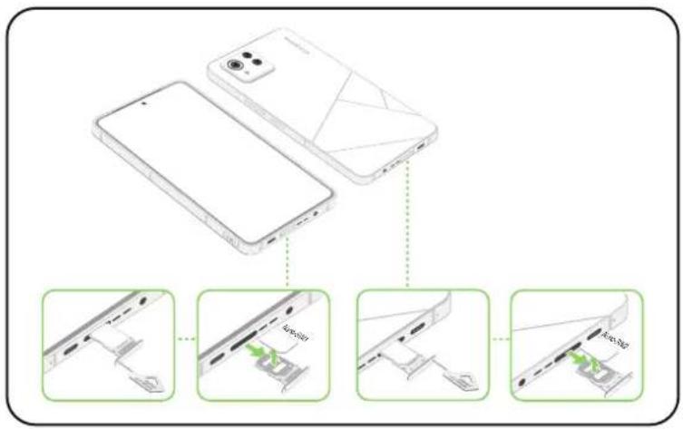 ASUS Zenfone 11 Ultra - Pour retirer une carte nano SIM : - 1