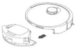 Roidmi EVE CC - Demontage et nettoyage du réservoir d'eau et du filtrre deux-en-un - 1