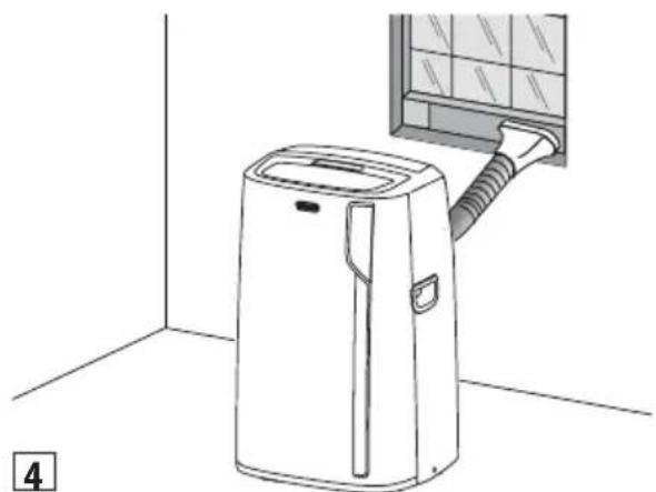 DELONGHI Pinguino Deluxe PACEL395HLWFK6ALDG - AIRE ACONDICIONADO CON INSTALLACION DE VENTANA   Tambien se pueda configurar en una ventana doble: - 1