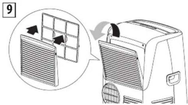 DELONGHI Pinguino Deluxe PACEL395HLWFK6ALDG - CLEANING THE AIR FILTER - 1