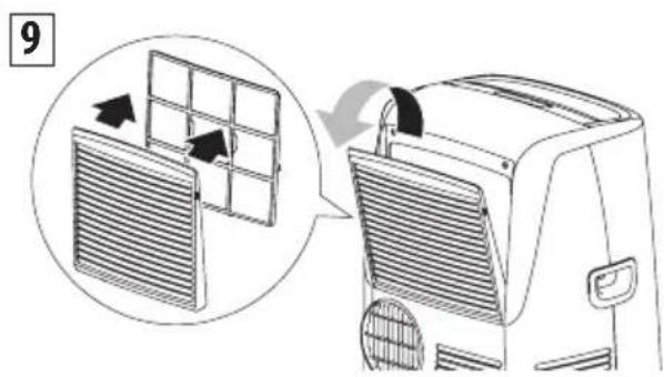 DELONGHI Pinguino Deluxe PACEL395HLWFK6ALDG - Nettoyage du filtre à air - 1