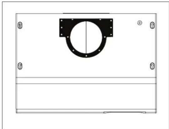 Zephyr AK2136CS - Rectangular Horizontal Ducting Preparation - 1