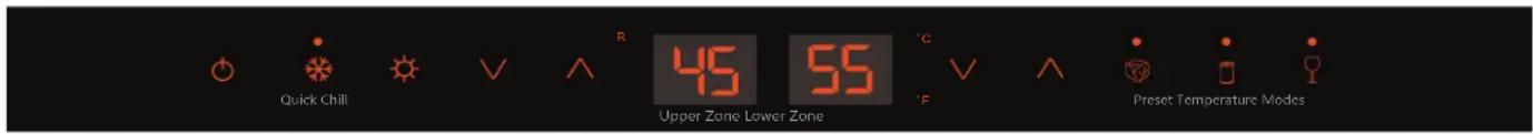 Zephyr PRRD24C2ASOD - Using the Control Panel - 2