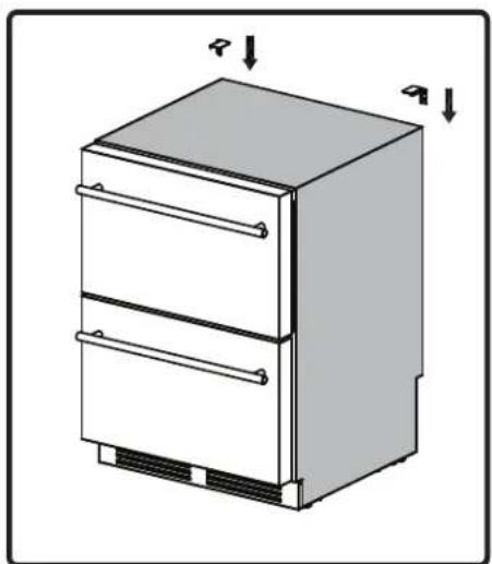 Zephyr PRRD24C2ASOD - Installation du support anti-basculement - 4