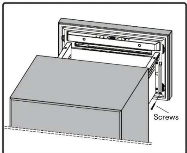Zephyr PRRD24C2ASOD - Installing the Printer Handles and Overlay Panel - 3