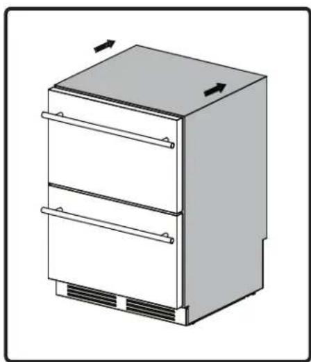 Zephyr PRRD24C2ASOD - Installing the Anti-tip Bracket - 2