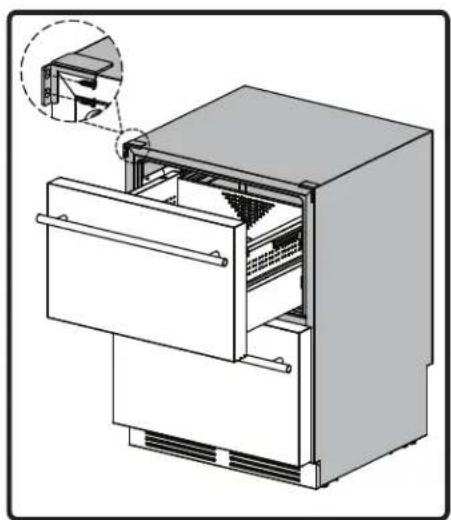 Zephyr PRRD24C2ASOD - Installation du support anti-basculement - 3