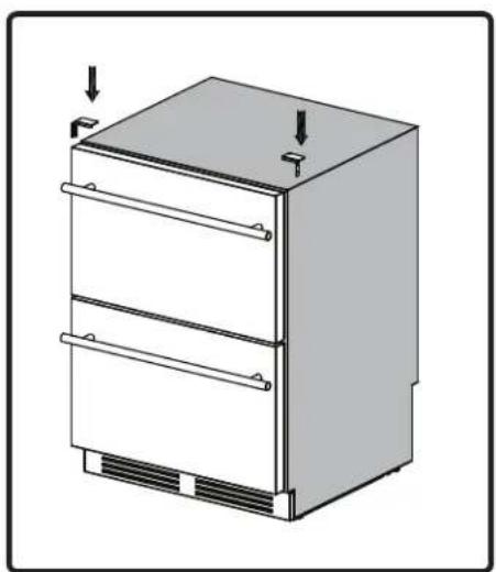 Zephyr PRRD24C2ASOD - Installation du support anti-basculement - 1