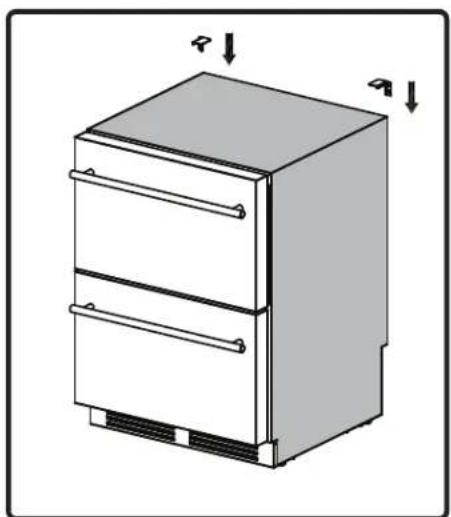 Zephyr PRRD24C2ASOD - Installing the Anti-tip Bracket - 4