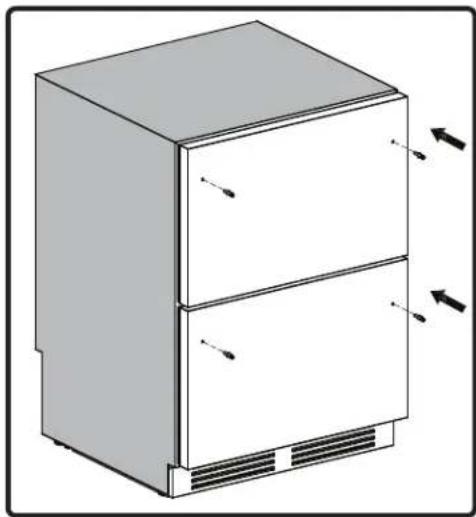 Zephyr PRRD24C2ASOD - Installing the Printer Handles - 1