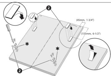 THERMADOR DWHD661EFM - Custom Panel Installation Template Installation d'un panneau de porte personnalisé - 4