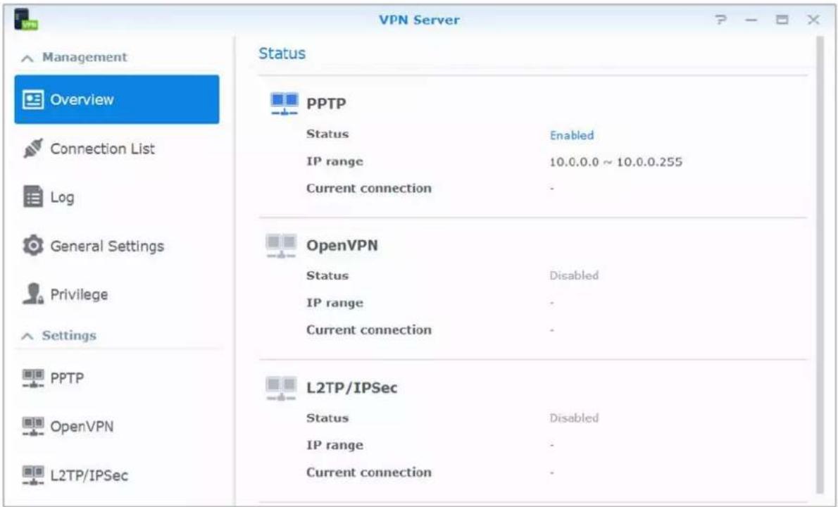 SYNOLOGY DiskStation DS720+ - Configuration d'une connexion VPN - 1