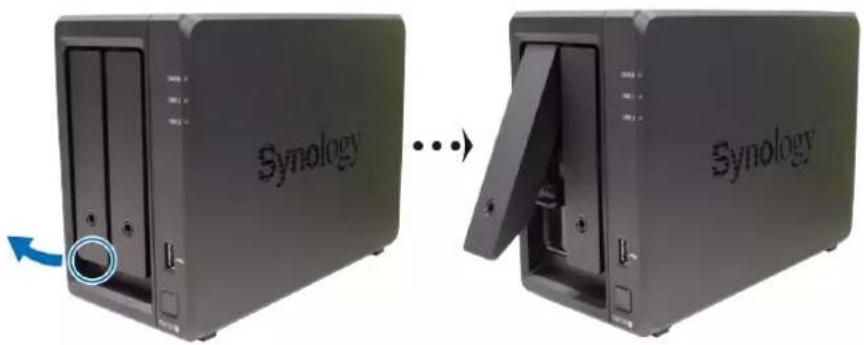 SYNOLOGY DiskStation DS720+ - Installation des disques - 1
