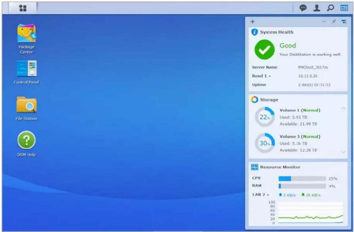 SYNOLOGY DiskStation DS720+ - Widgets - 1