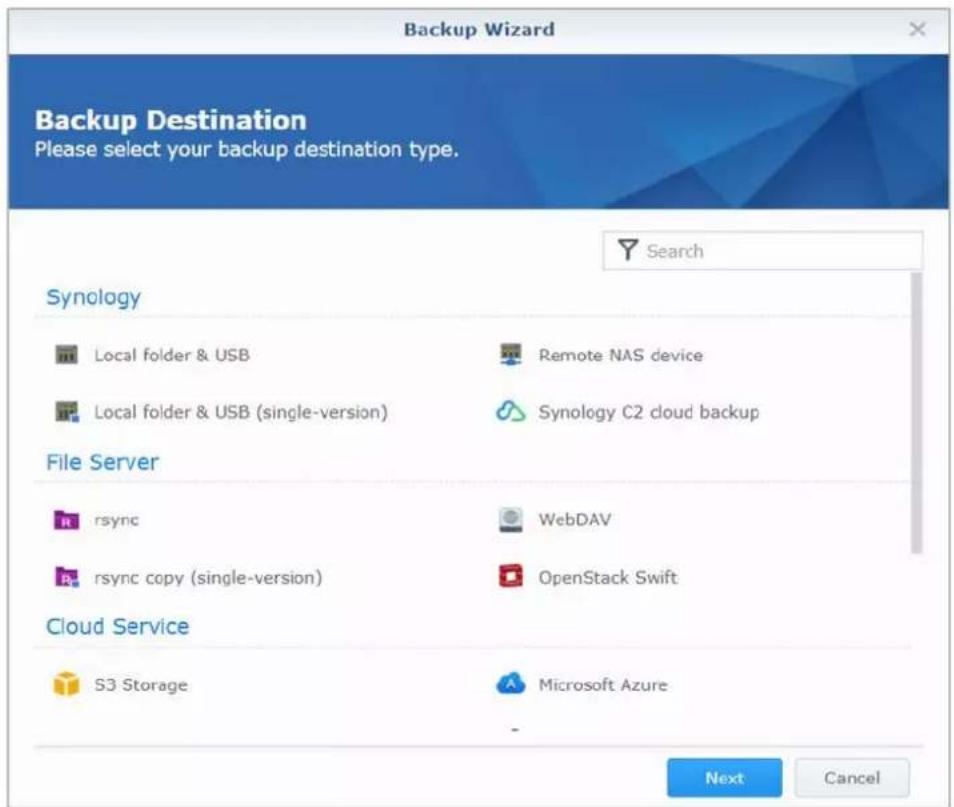 SYNOLOGY DiskStation DS720+ - Sauvegarde des données ou iSCSI LUN sur le Synology NAS. - 1