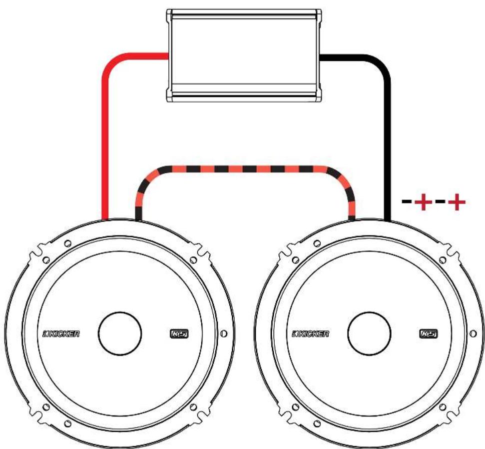KICKER 51KSC6504 - CÂBLAGE EN SÉRIE - 1