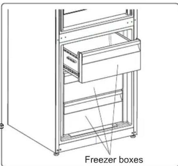 SMEG FC20EN1M1 - Removing the freezer box: - 3
