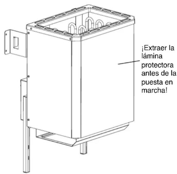 EINHELL SHG Classic 7 5 kW BioAktiv - Atencion! Extraer la lamina protectora antes de la puesta en marcha! - 1