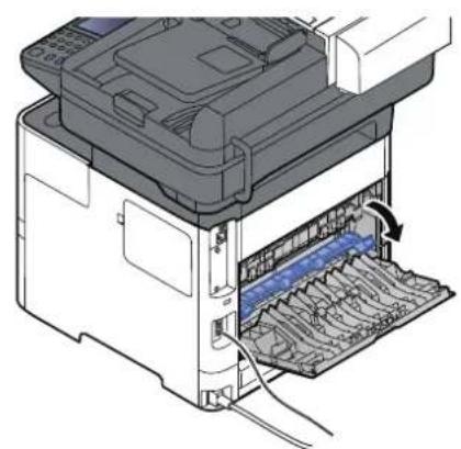 OLIVETTI dCopia 4523MFplus - Retirer tout papier coincide dans le plateau interne/le capot arrêté interne - 3