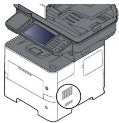 OLIVETTI dCopia 4523MFplus - Orifices - 2