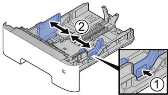 OLIVETTI dCopia 4523MFplus - Régler le format du magasin. - 1