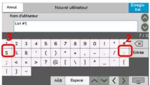 OLIVETTI dCopia 4523MFplus - Entrer « # » et « 1 » - 3