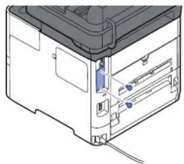 OLIVETTI dCopia 4523MFplus - Installer et formater la carte mémoire SD/SDHC - 4