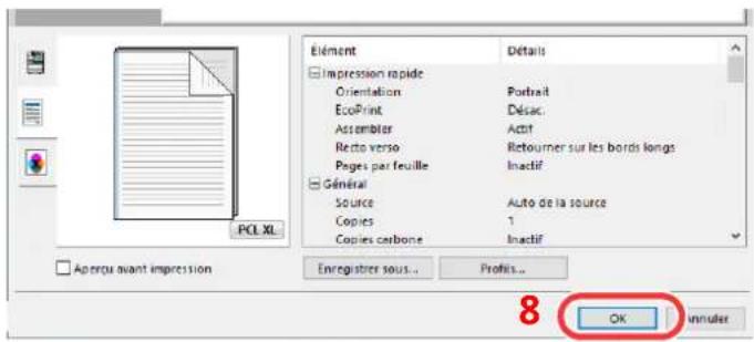 OLIVETTI dCopia 4523MFplus - Enregistrer le format de papier. - 3