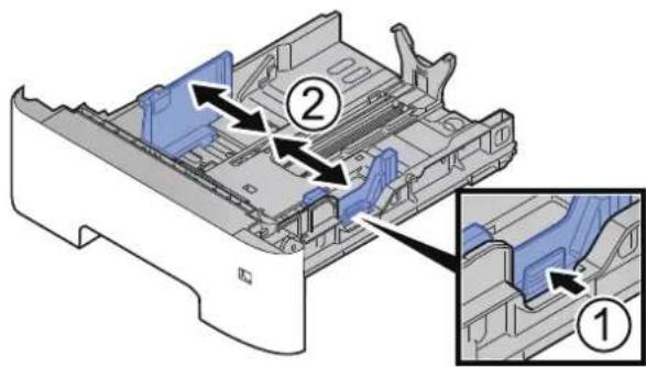 OLIVETTI dCopia 4523MFplus - Régler le format du magasin. - 1