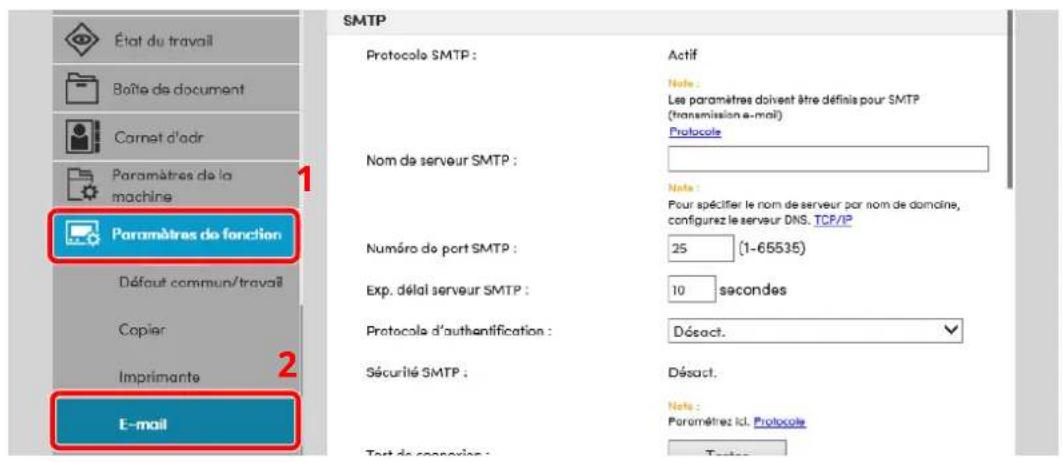 OLIVETTI dCopia 4523MFplus - Afficher I'ecran. - 1