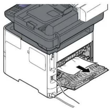 OLIVETTI dCopia 4523MFplus - Retirer tout papier coincide dans le plateau interne/le capot arrêté interne - 5