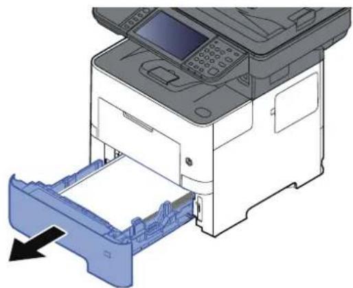 OLIVETTI dCopia 4523MFplus - Retirer tout papier coince dans les magasins 1 à 5 - 1