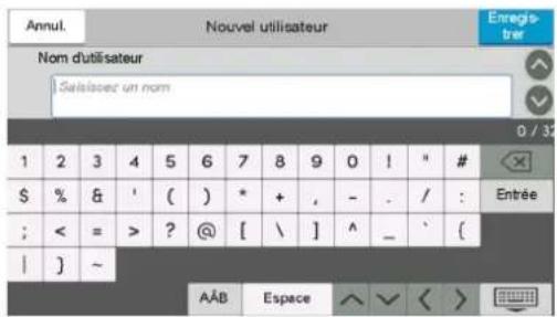 OLIVETTI dCopia 4523MFplus - Écran de saisie des nombres/symboles - 3
