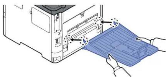 OLIVETTI dCopia 4523MFplus - Installation du plateau arrête - 2